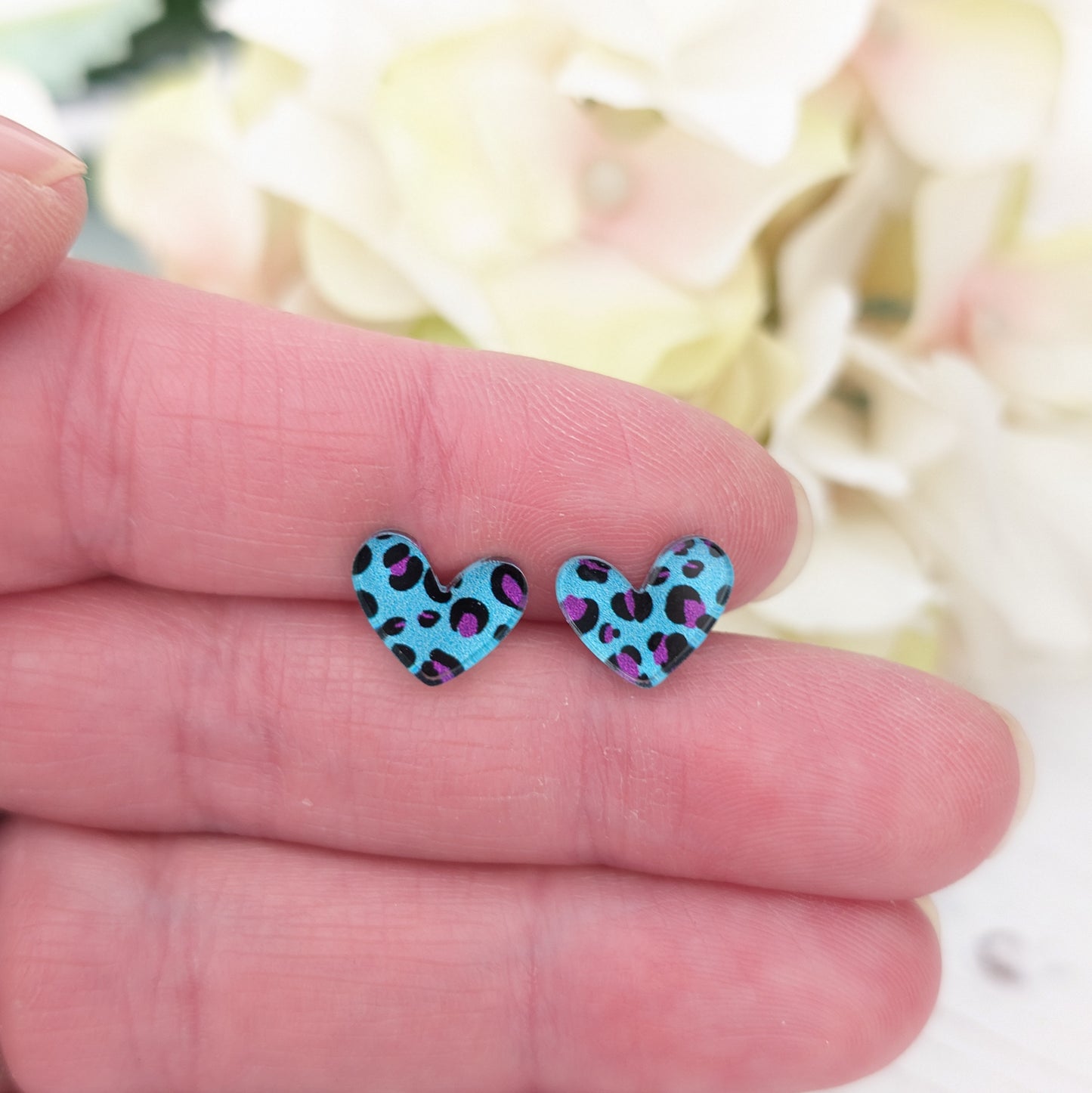 Puffy Heart Studs