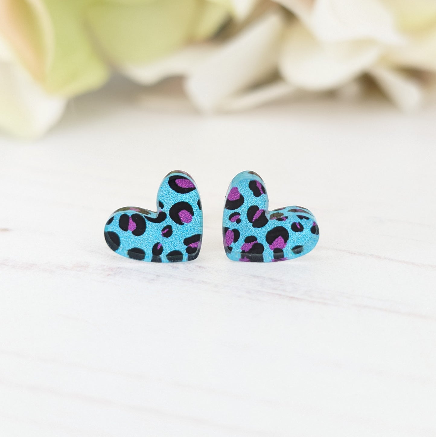 Puffy Heart Studs