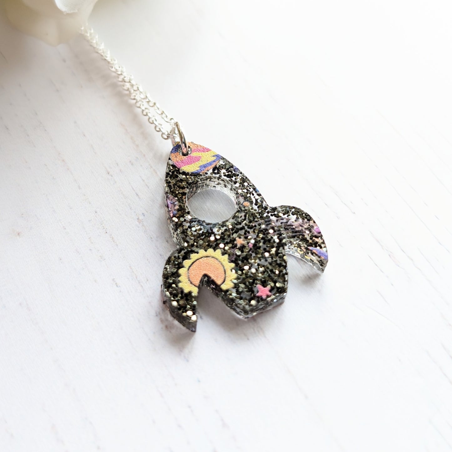 Rocket Ship Pendant