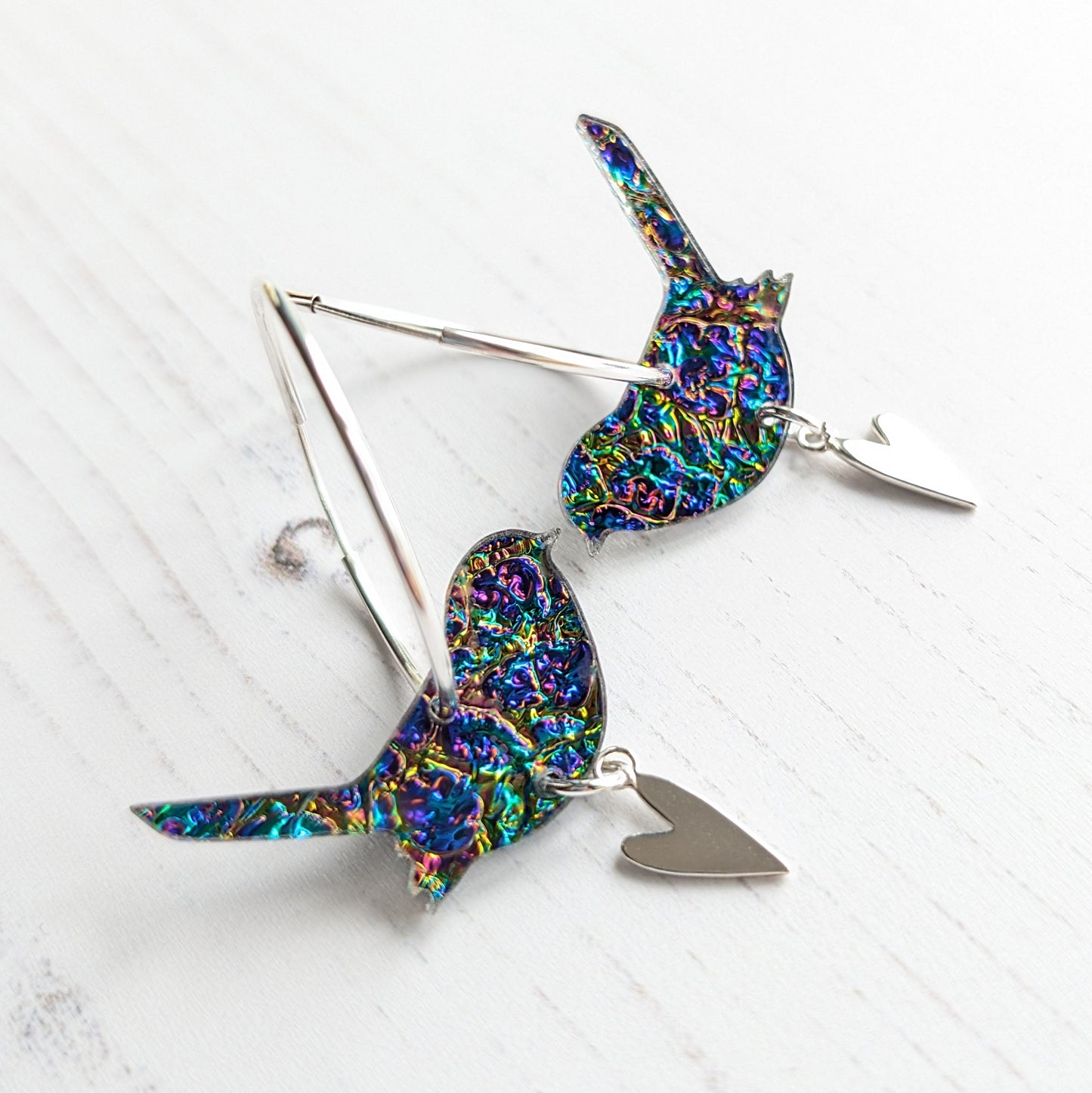 Dichrolam Wren Hoop Earrings
