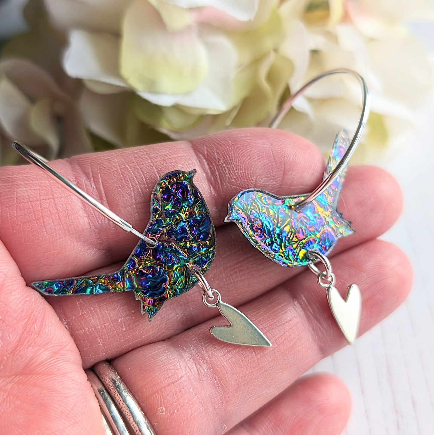 Dichrolam Wren Hoop Earrings