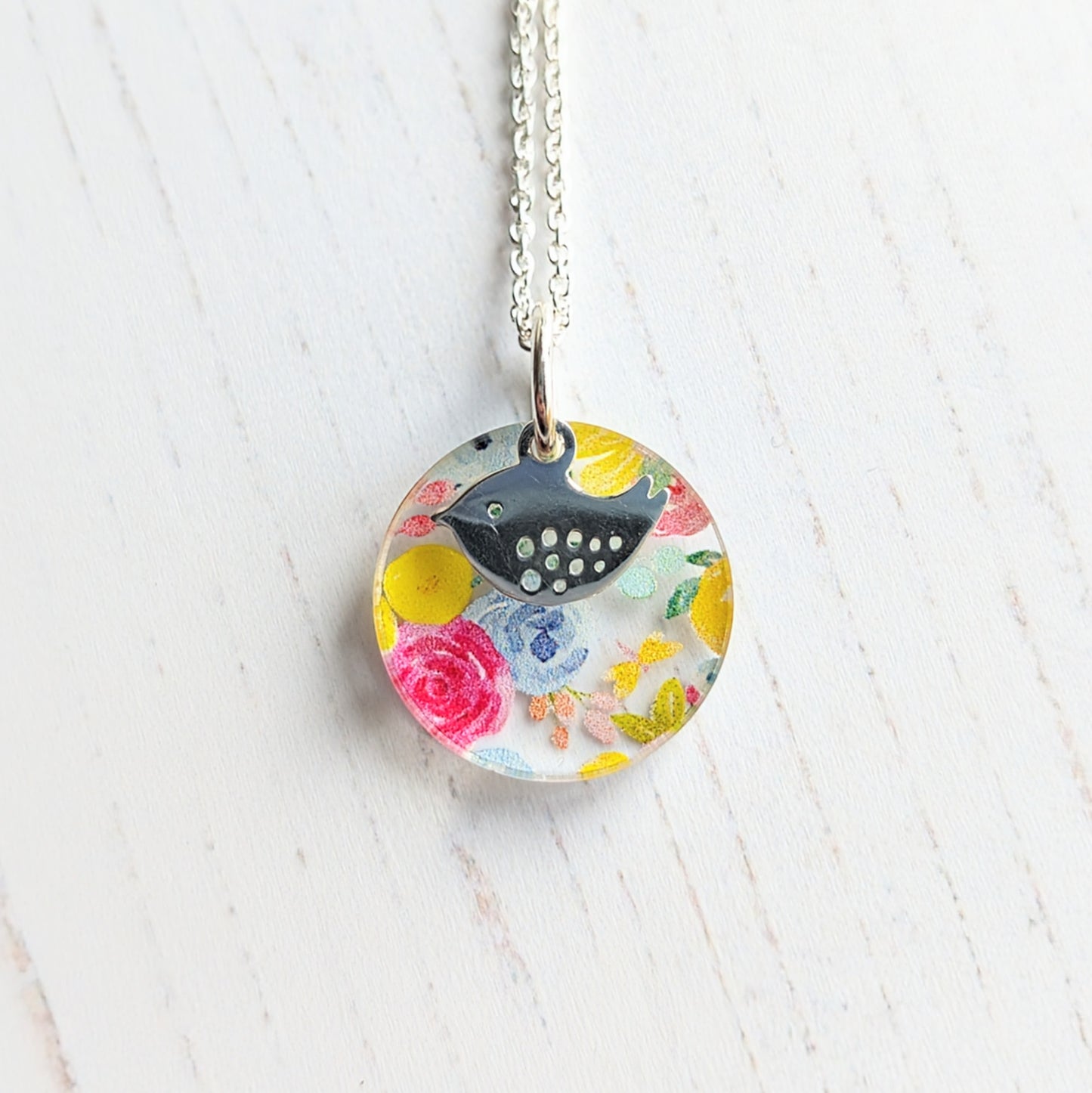 Circle Bird Pendant