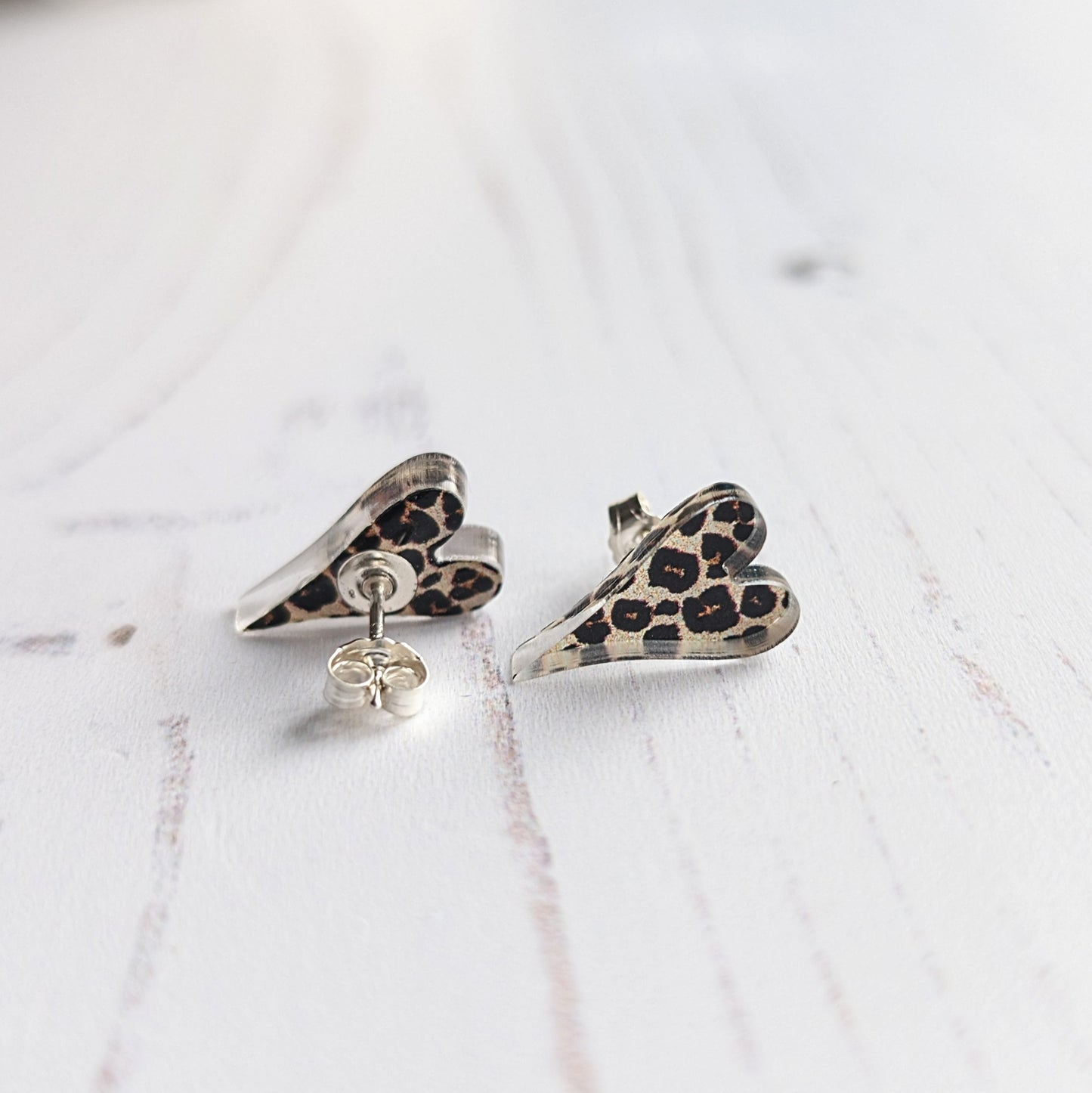 Long Heart Studs