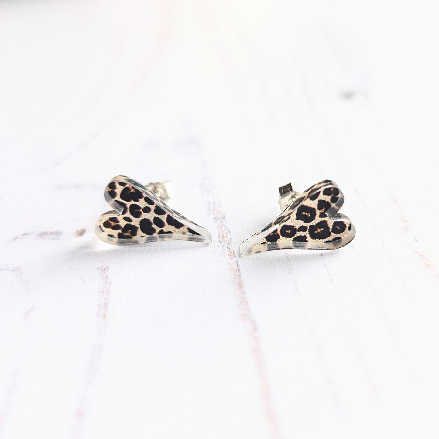 Long Heart Studs