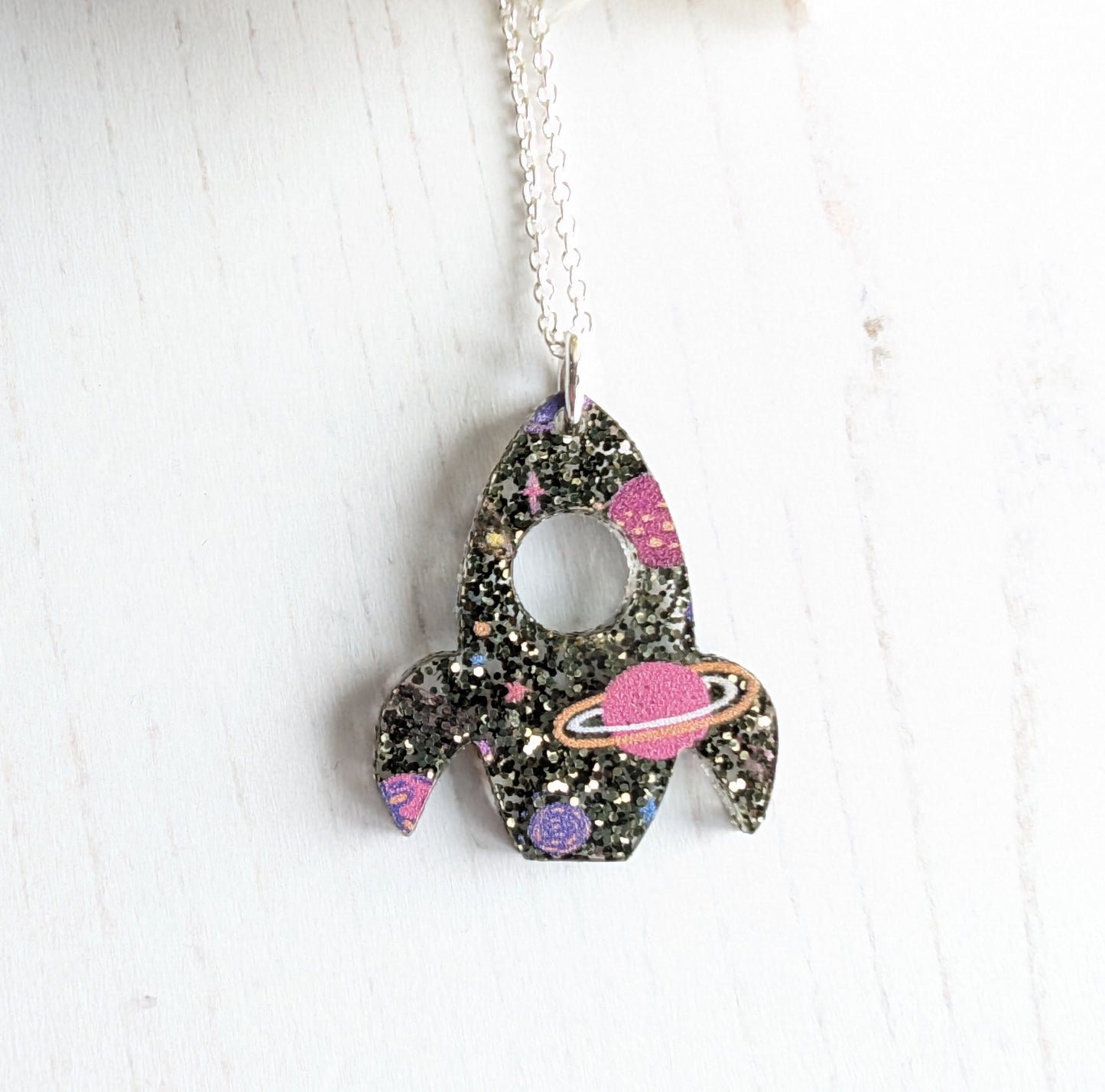 Rocket Ship Pendant