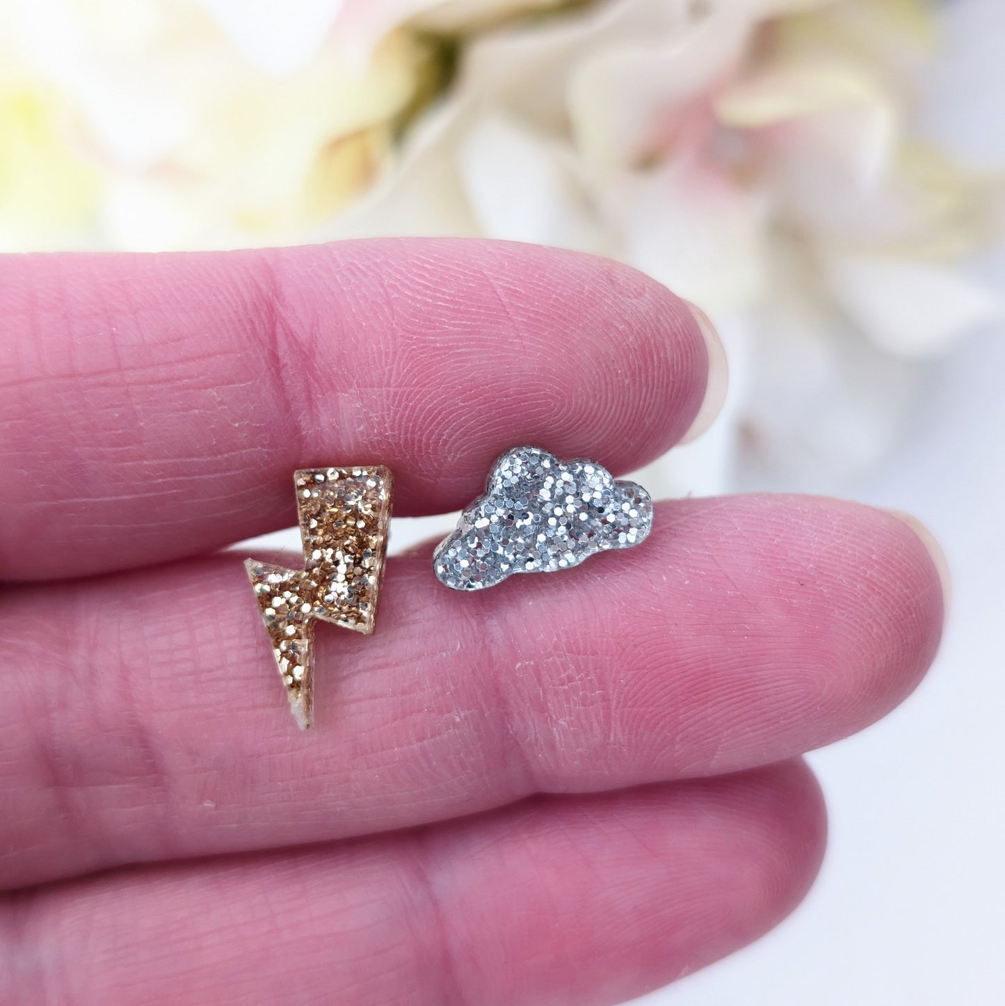 Cloud and Lighting Weather Studs