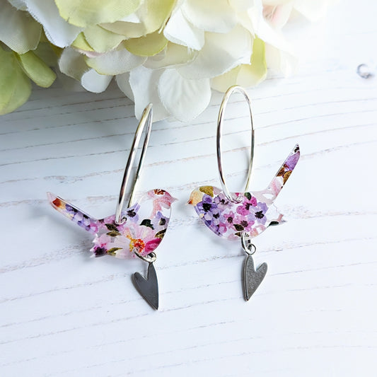 Wren Statement Hoop Earrings