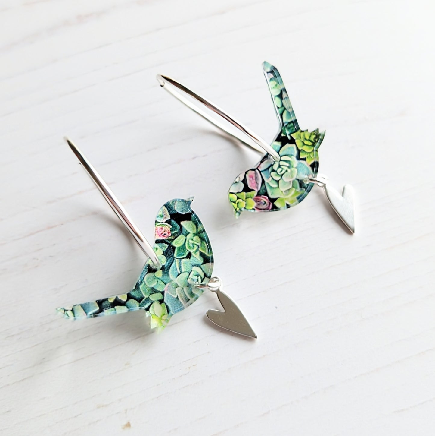 Large Wren Hoop Earrings