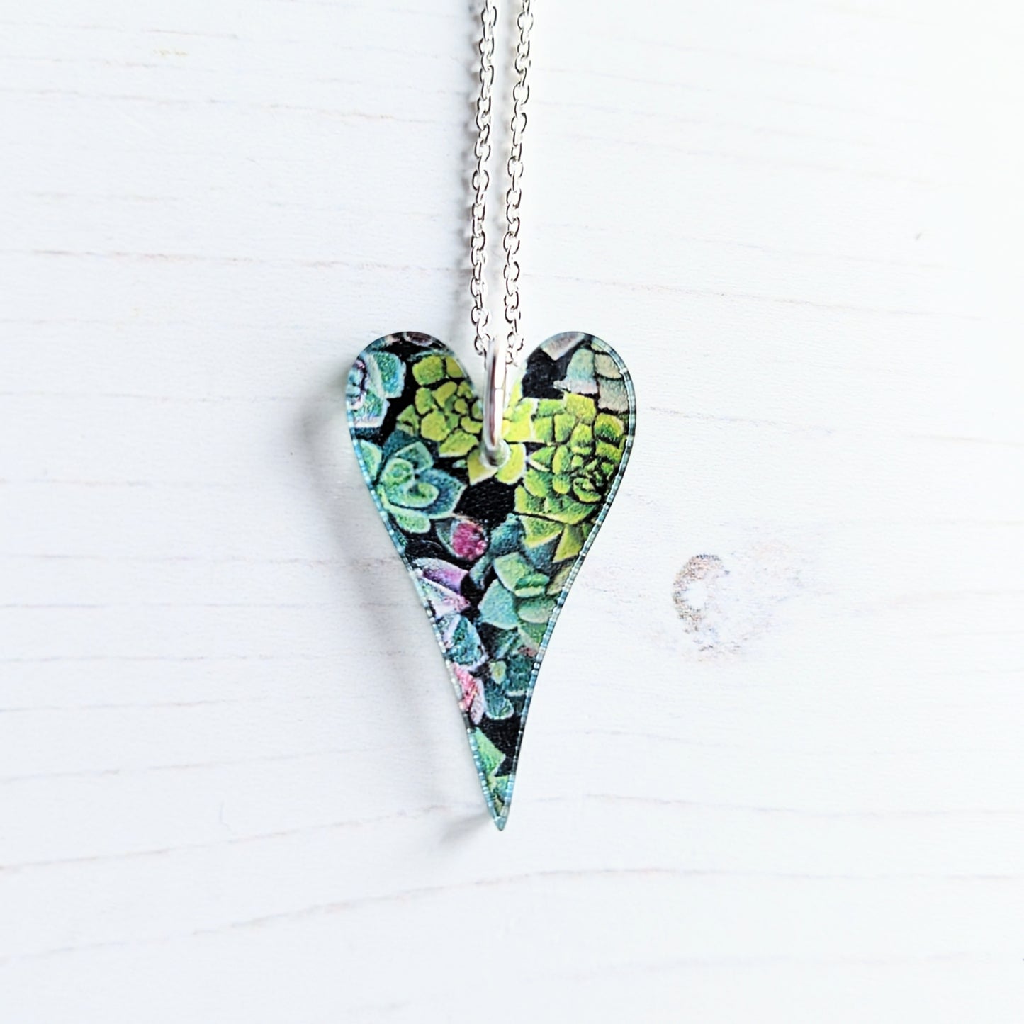 Puffy Heart Succulent Pendant