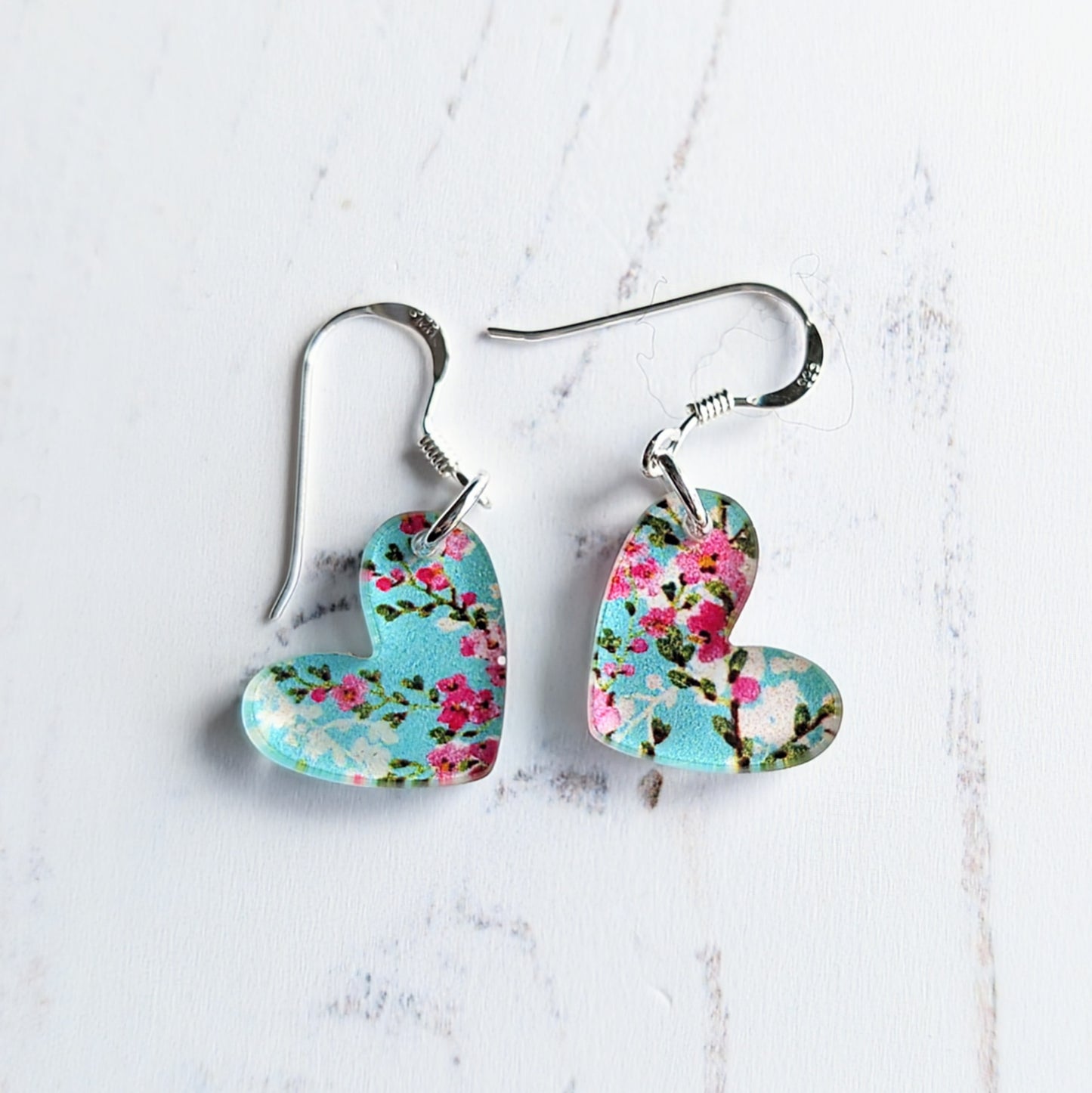 Puffy Heart Drop Earrings