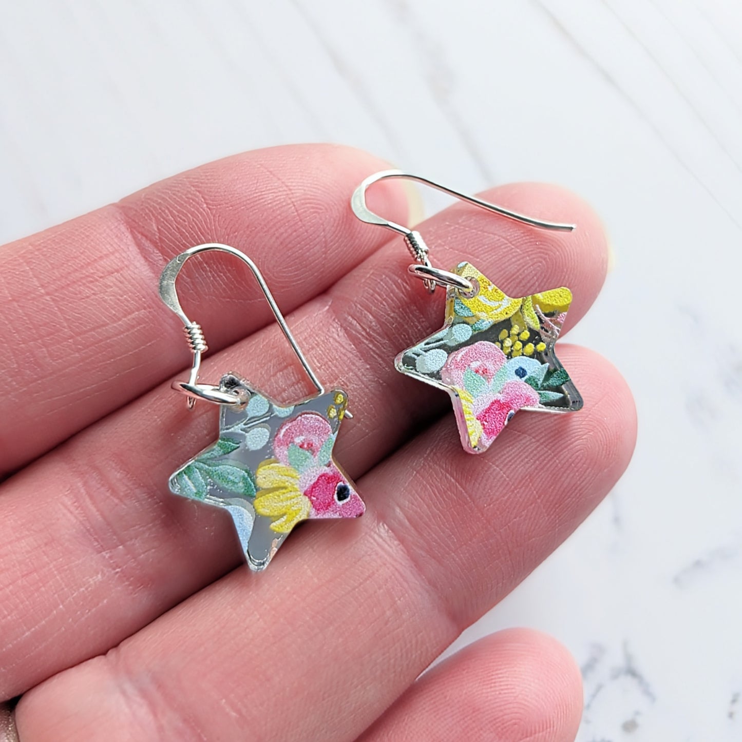 Star Drop Earrings