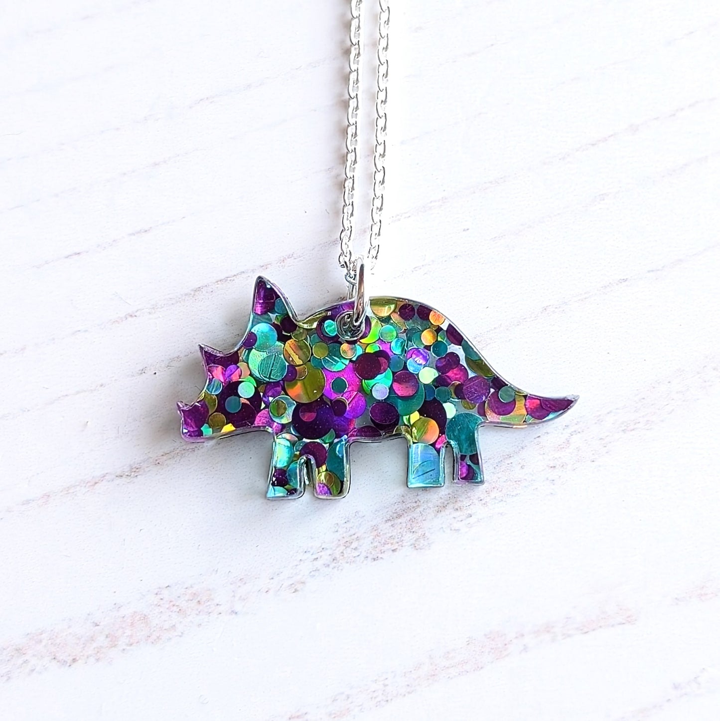 Triceratops Pendant