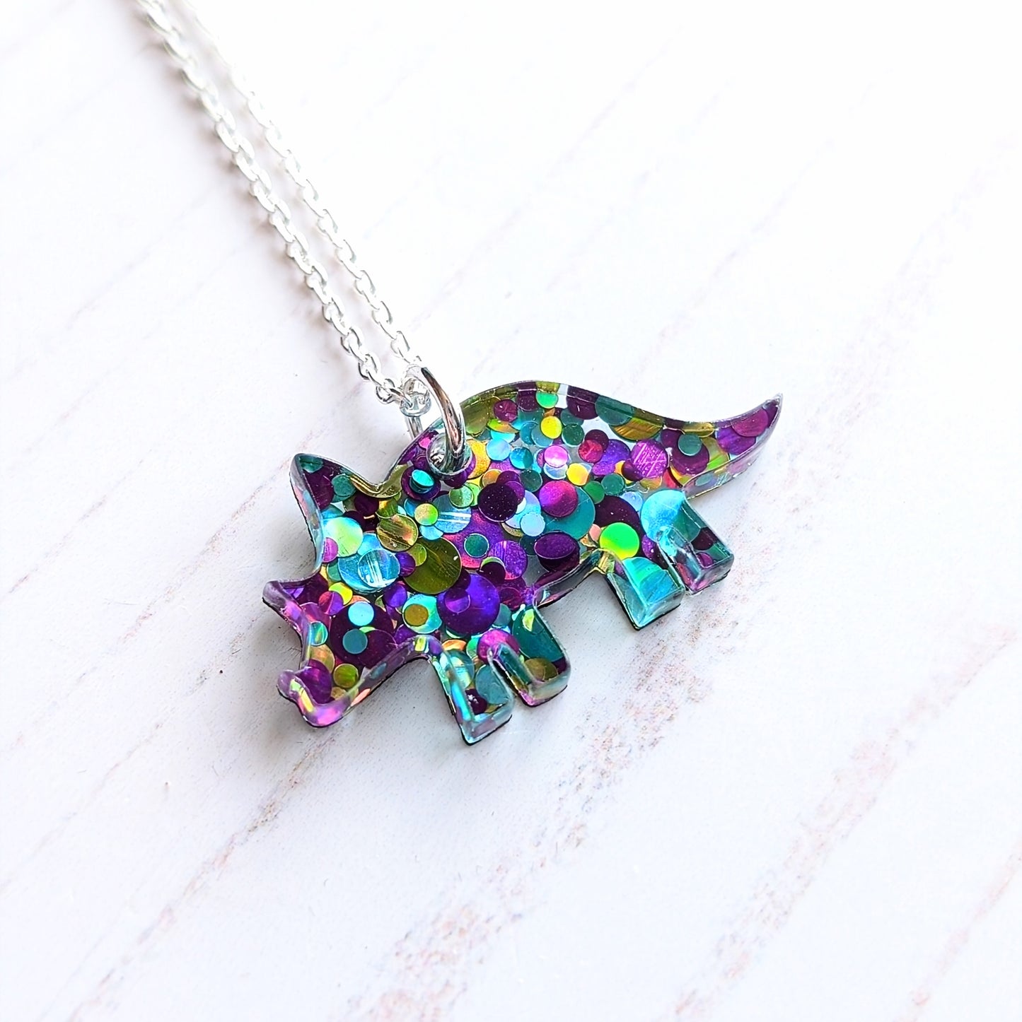Triceratops Pendant