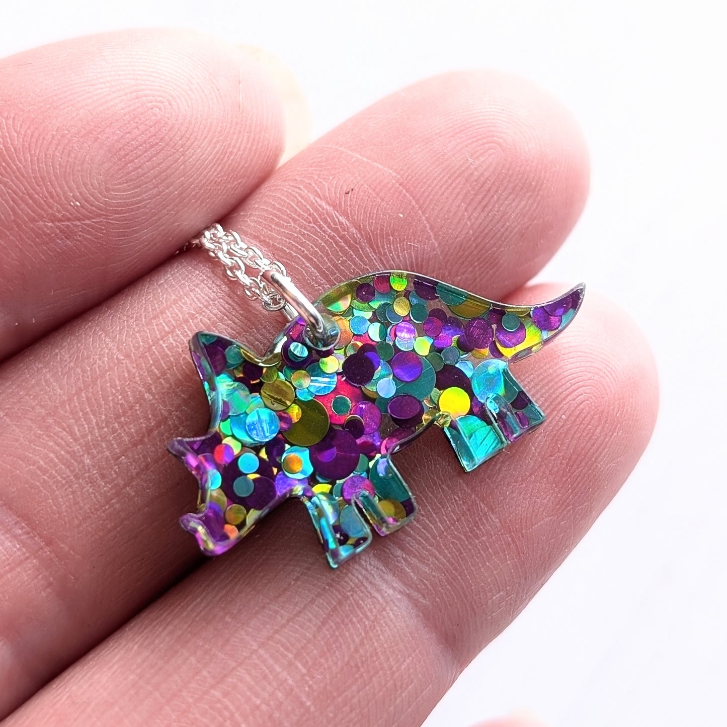 Triceratops Pendant