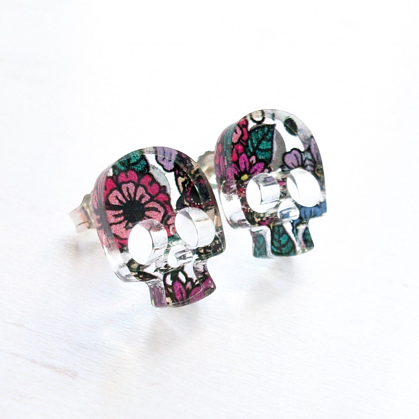Day of the Dead Skull Studs