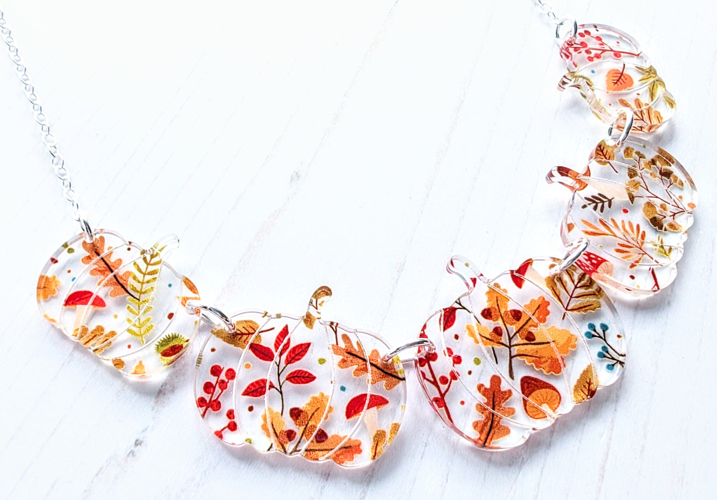 Pumpkin Statement Necklace
