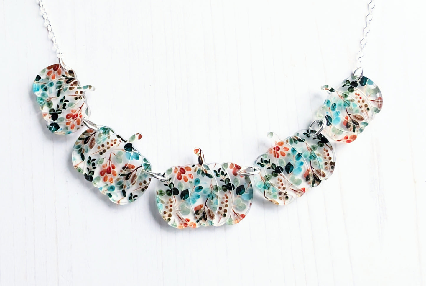 Pumpkin Statement Necklace