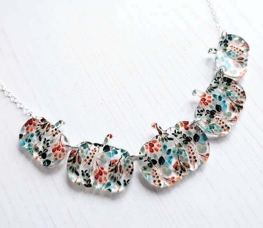 Pumpkin Statement Necklace