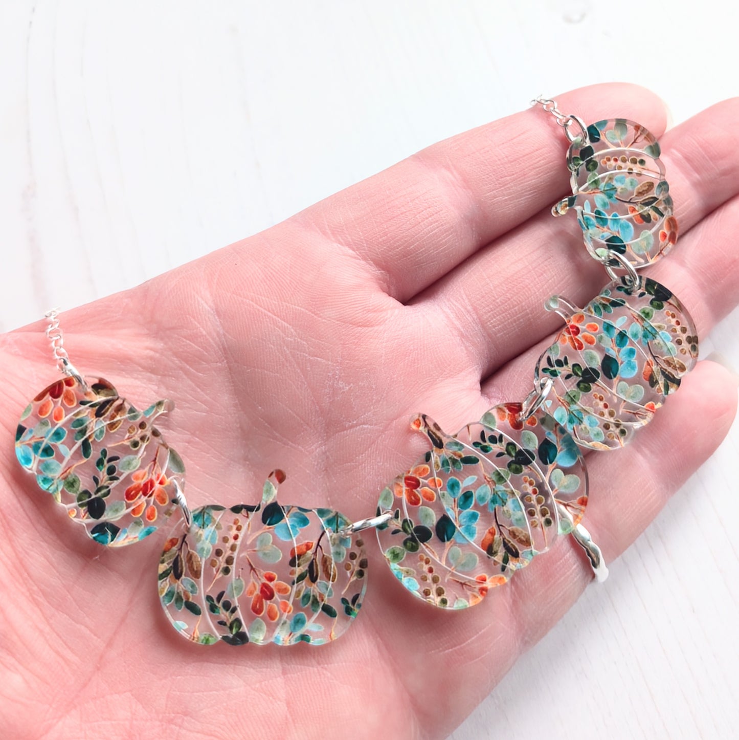 Pumpkin Statement Necklace