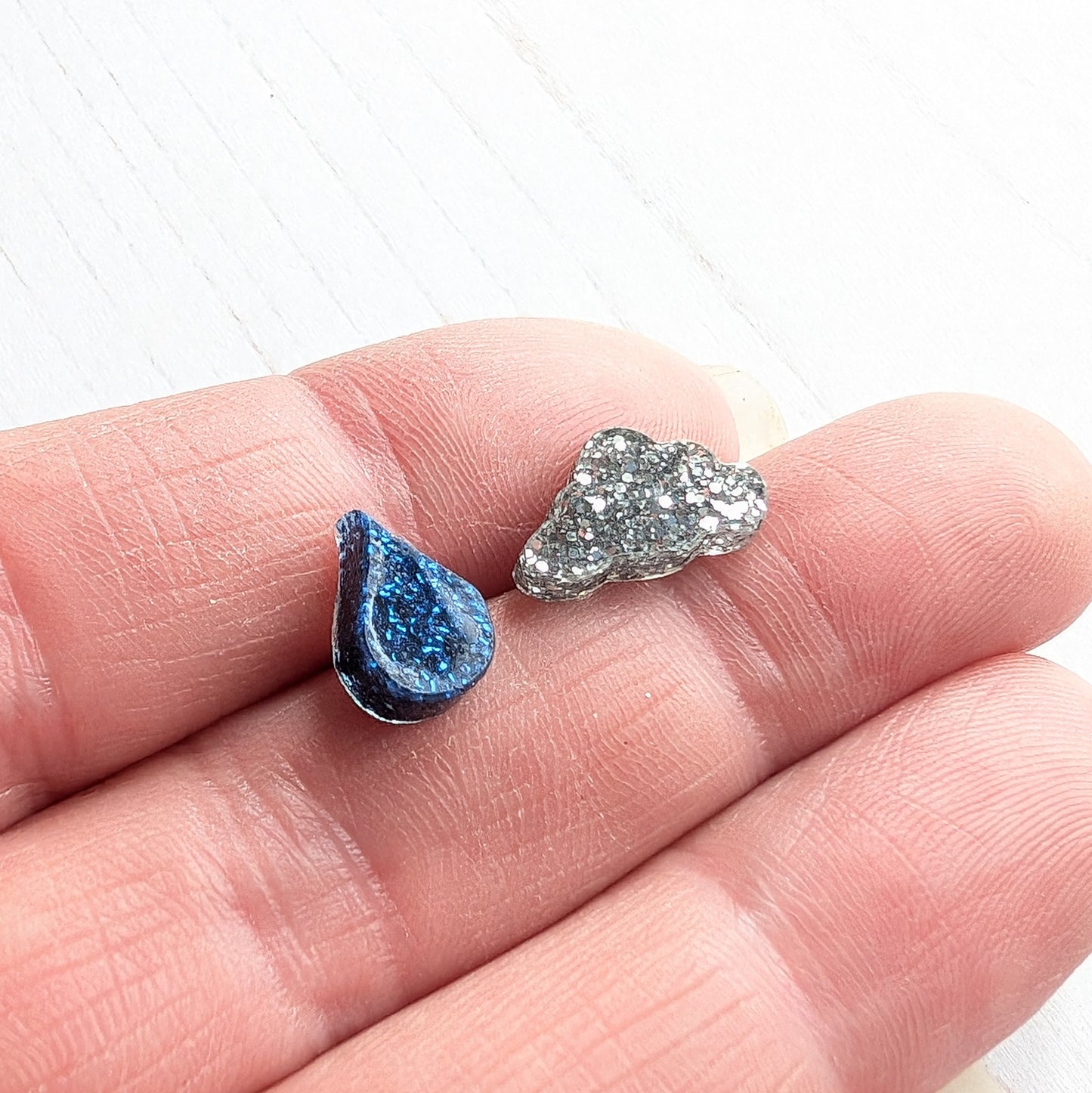 Cloud & Rain Weather Studs