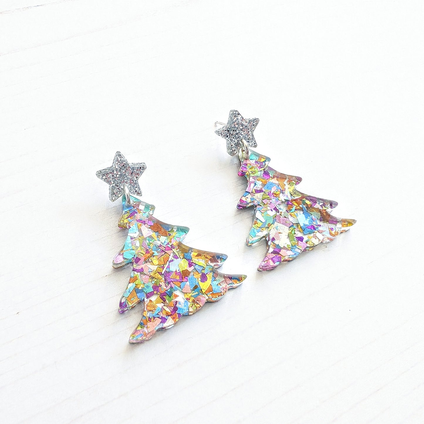 Christmas Tree Statement drop studs