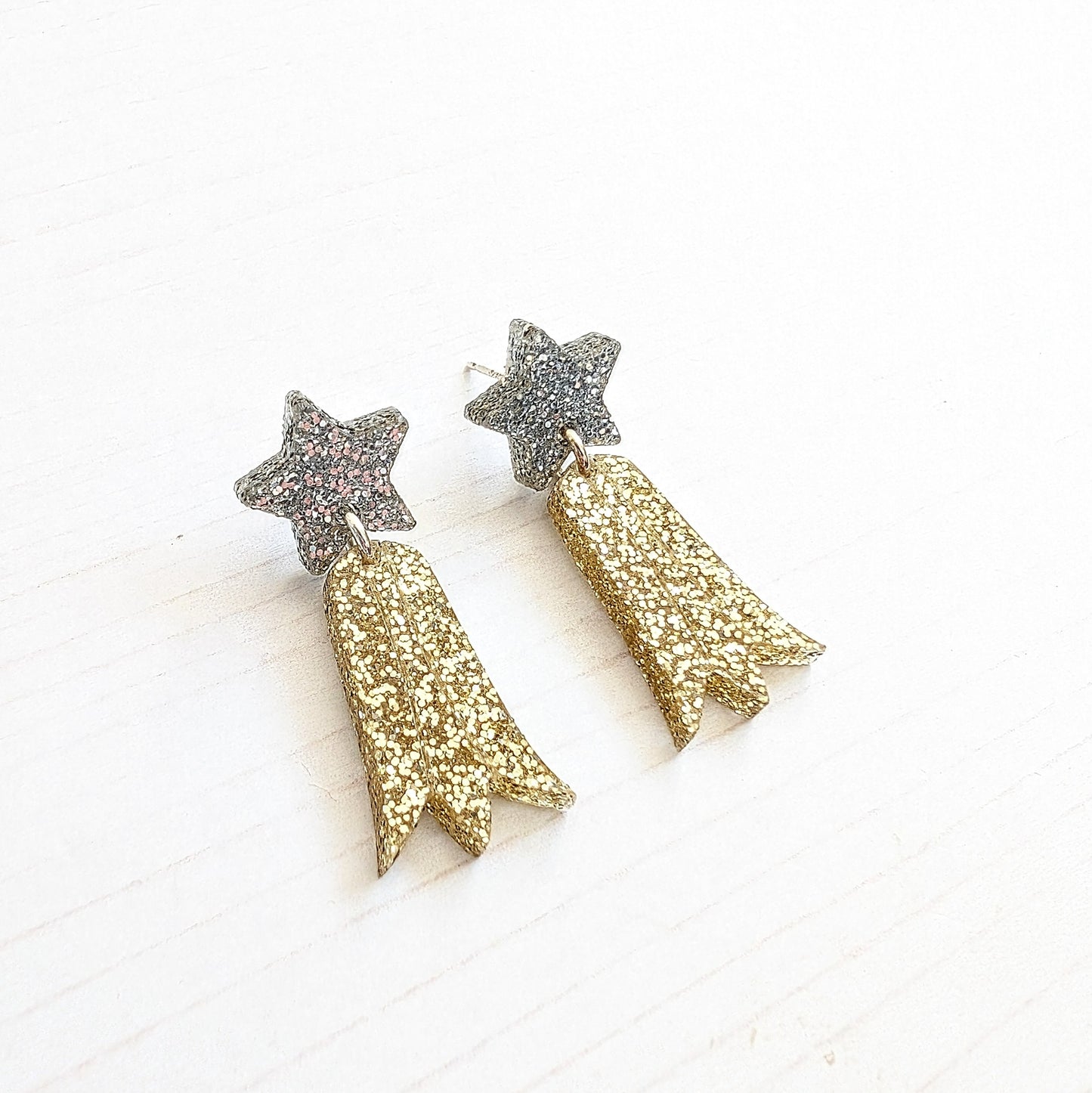 Shooting Star drop studs