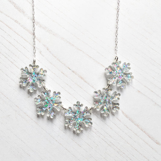 Snowflake Statement Necklace