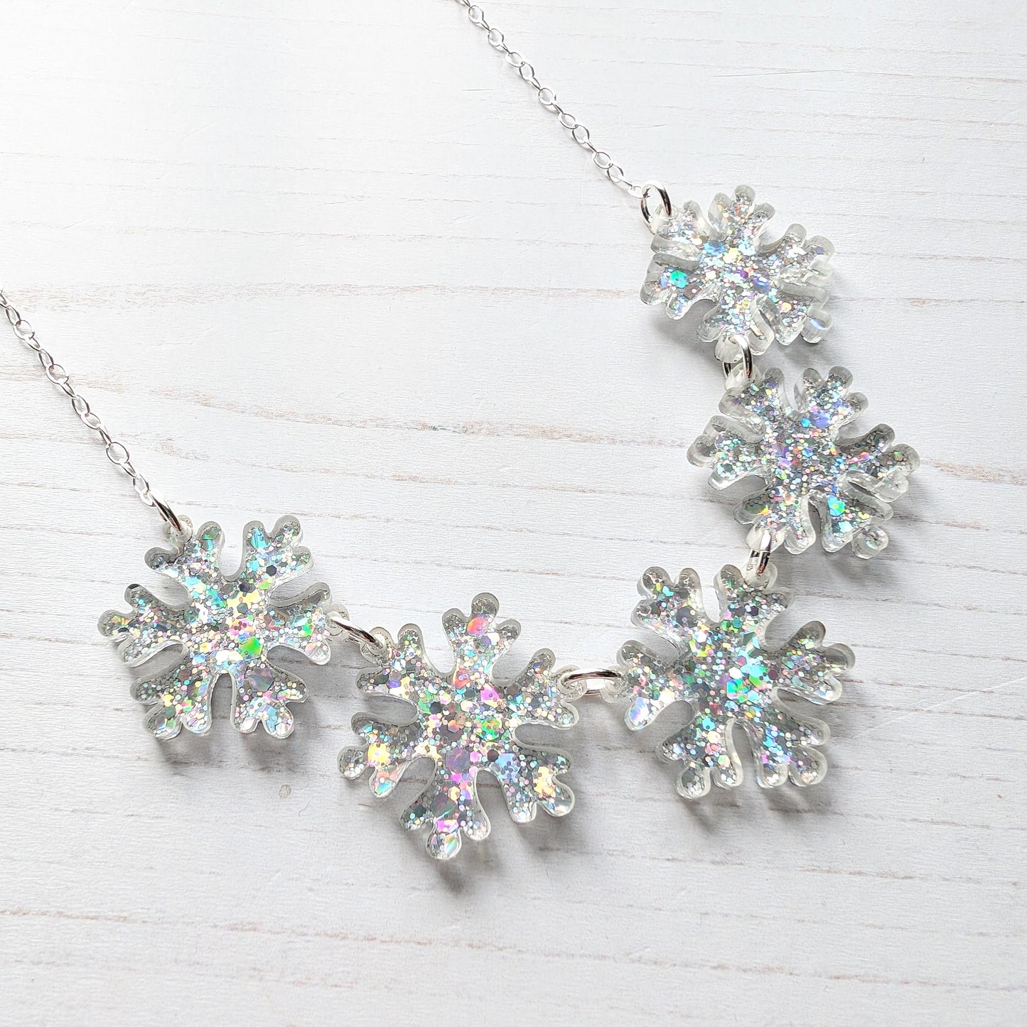 Snowflake Statement Necklace