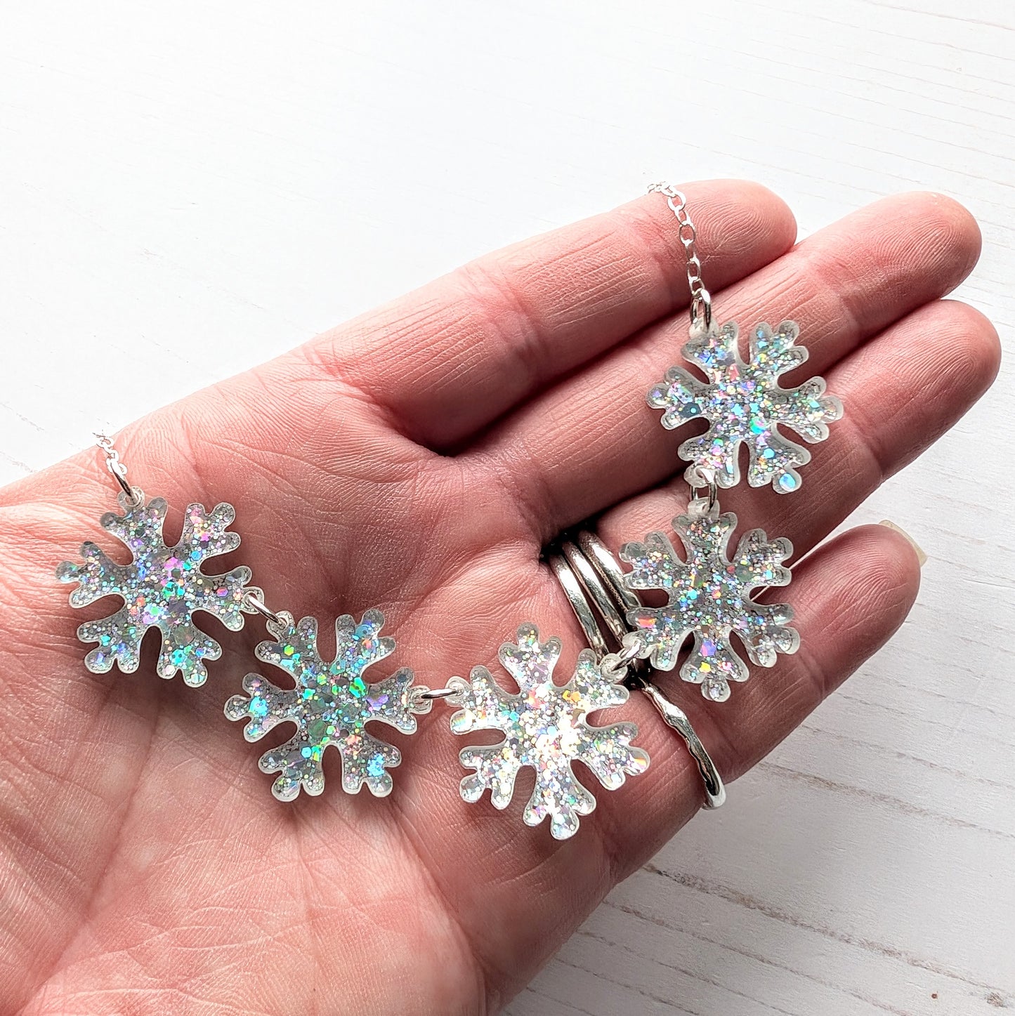 Snowflake Statement Necklace