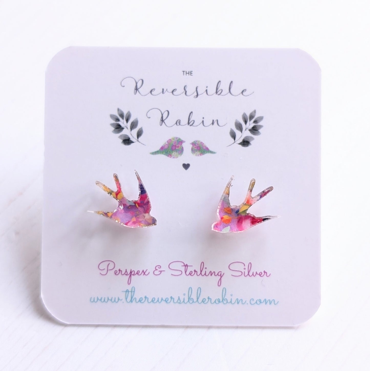 One of a kind swallow studs