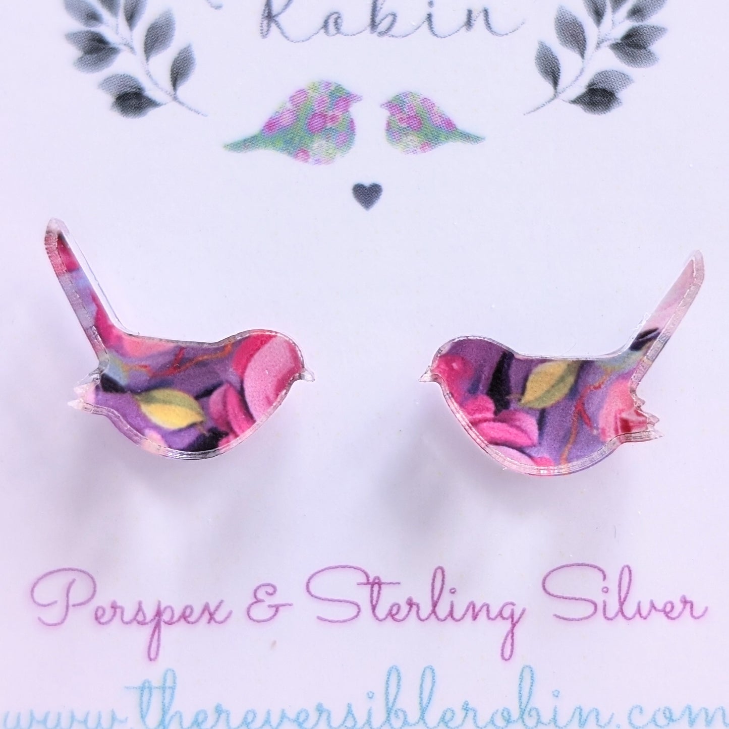 One of a kind wren studs