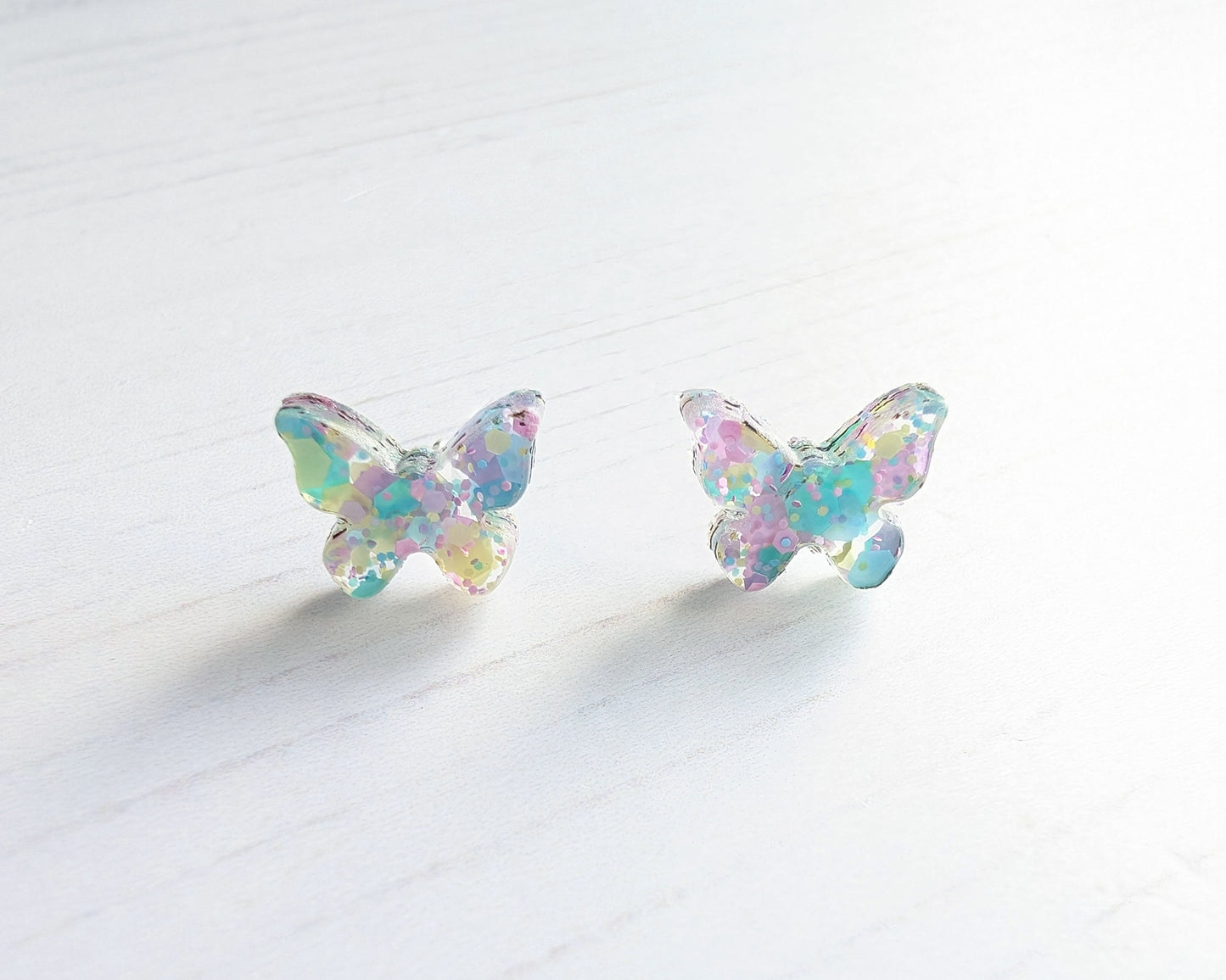 Butterfly Studs Spring Glitter