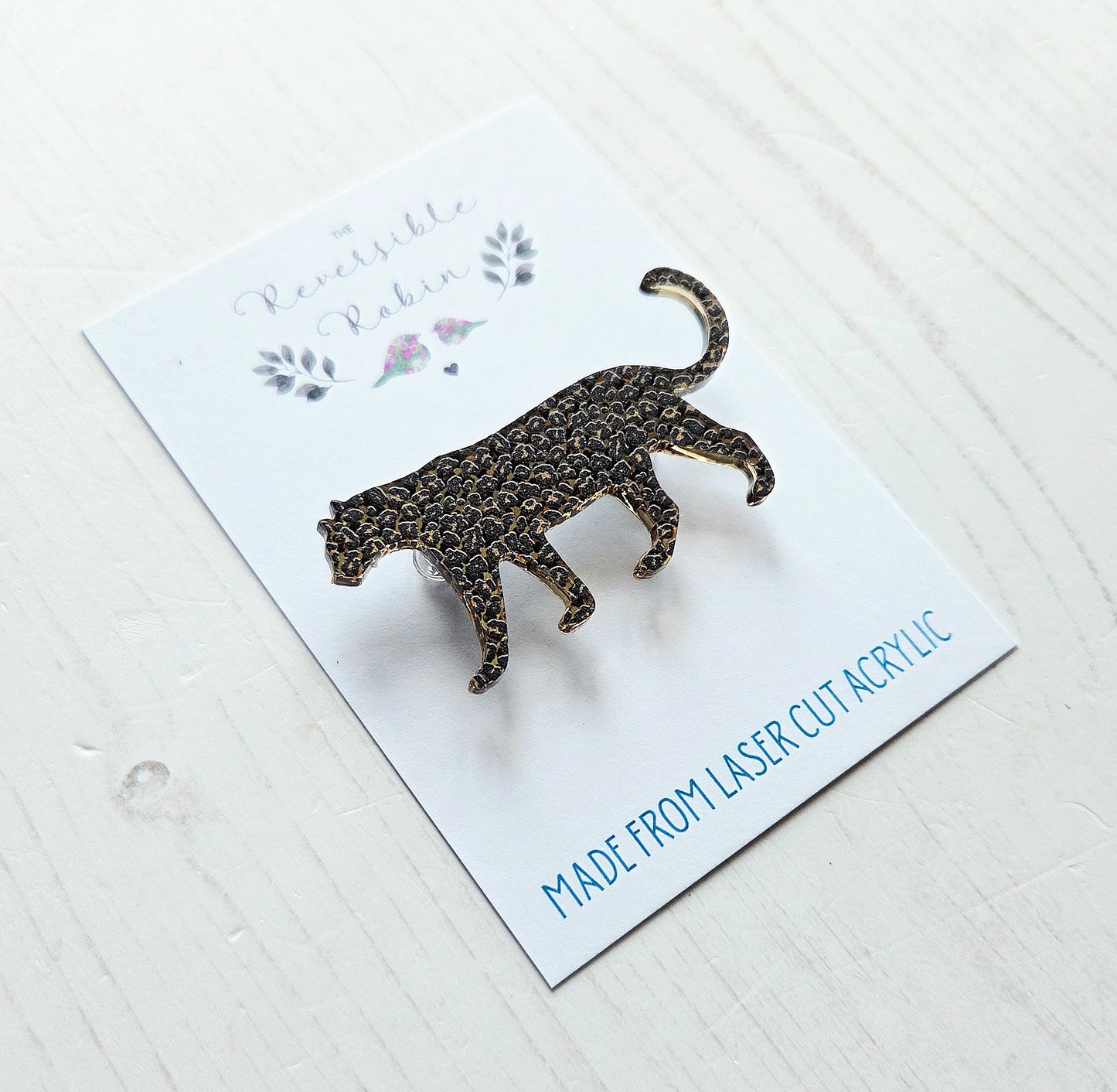 Leopard Brooch
