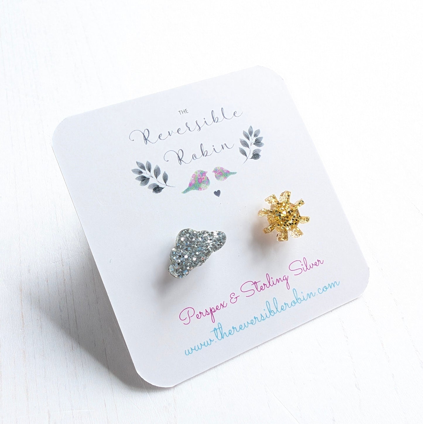 Cloud and Sun Weather Studs