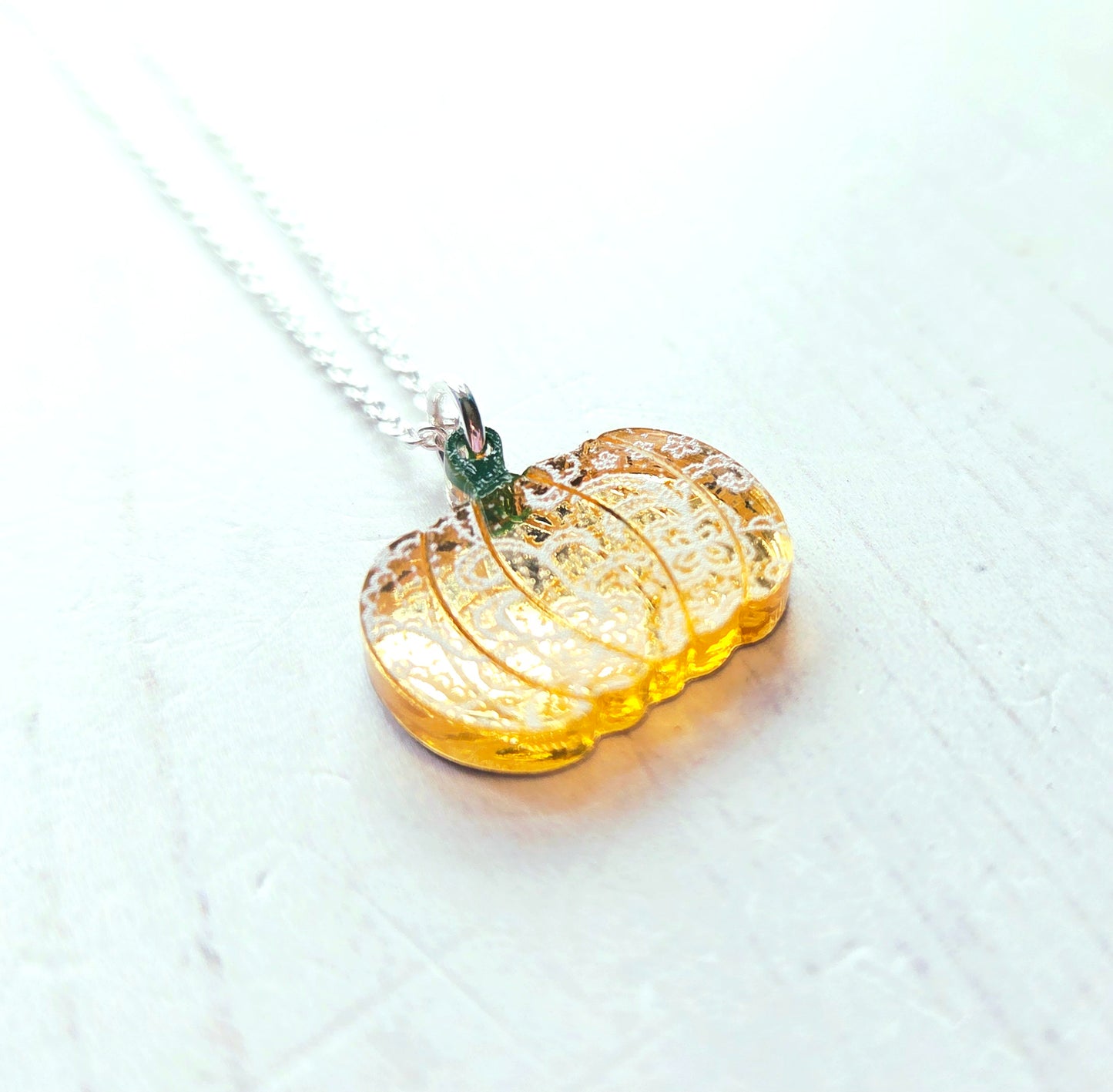 Pumpkin Pendant, Gold Mirror