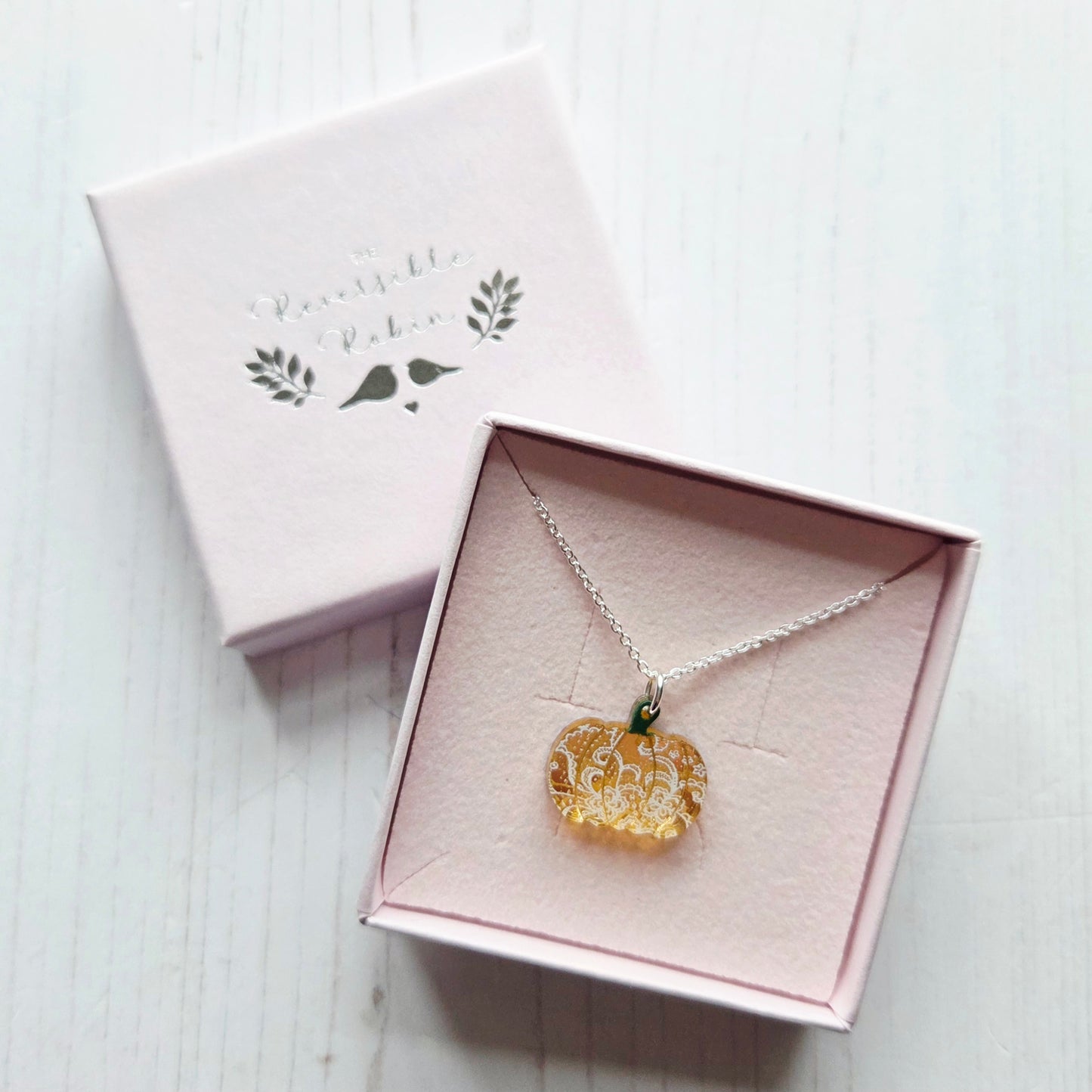 Pumpkin Pendant, Gold Mirror
