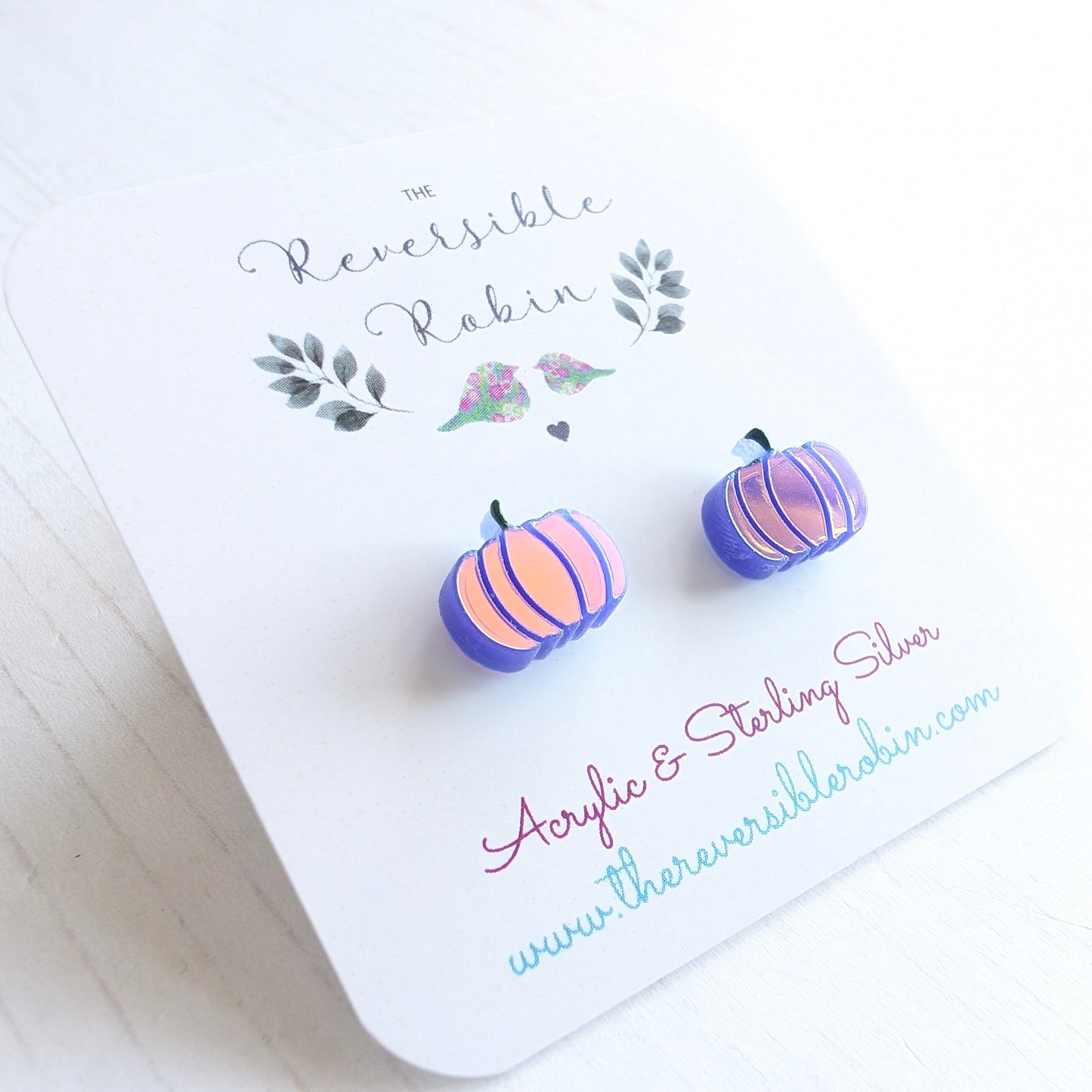 Pumpkin Studs Limited Edition Twilight Iridescent