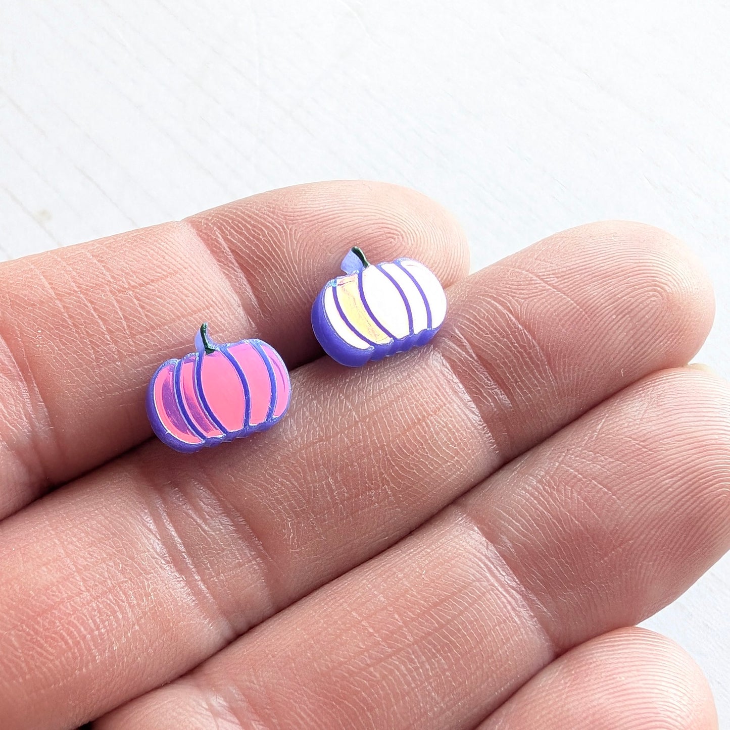 Pumpkin Studs Limited Edition Twilight Iridescent