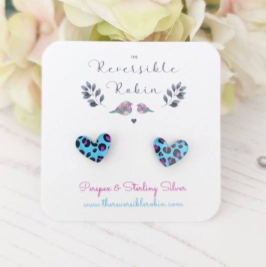 Puffy Heart Studs