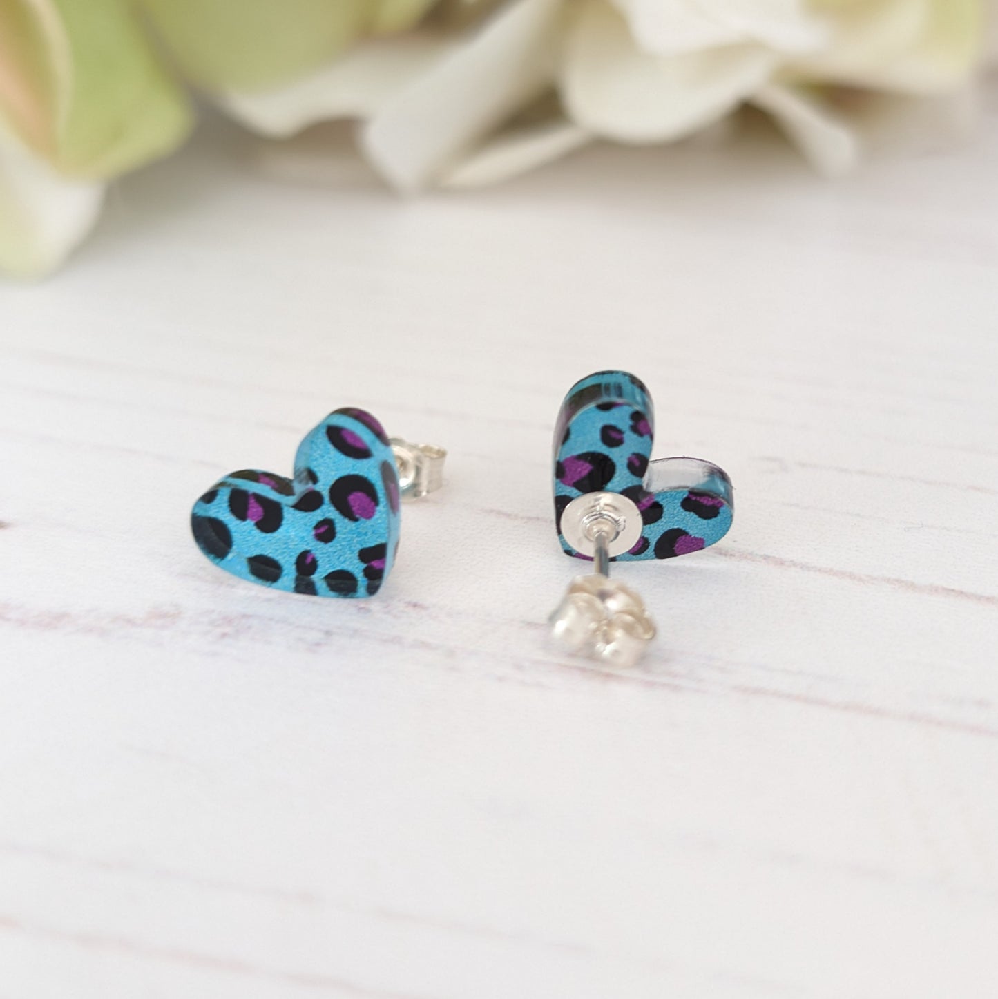 Puffy Heart Studs