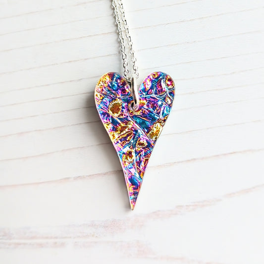 Dichrolam Heart Pendant