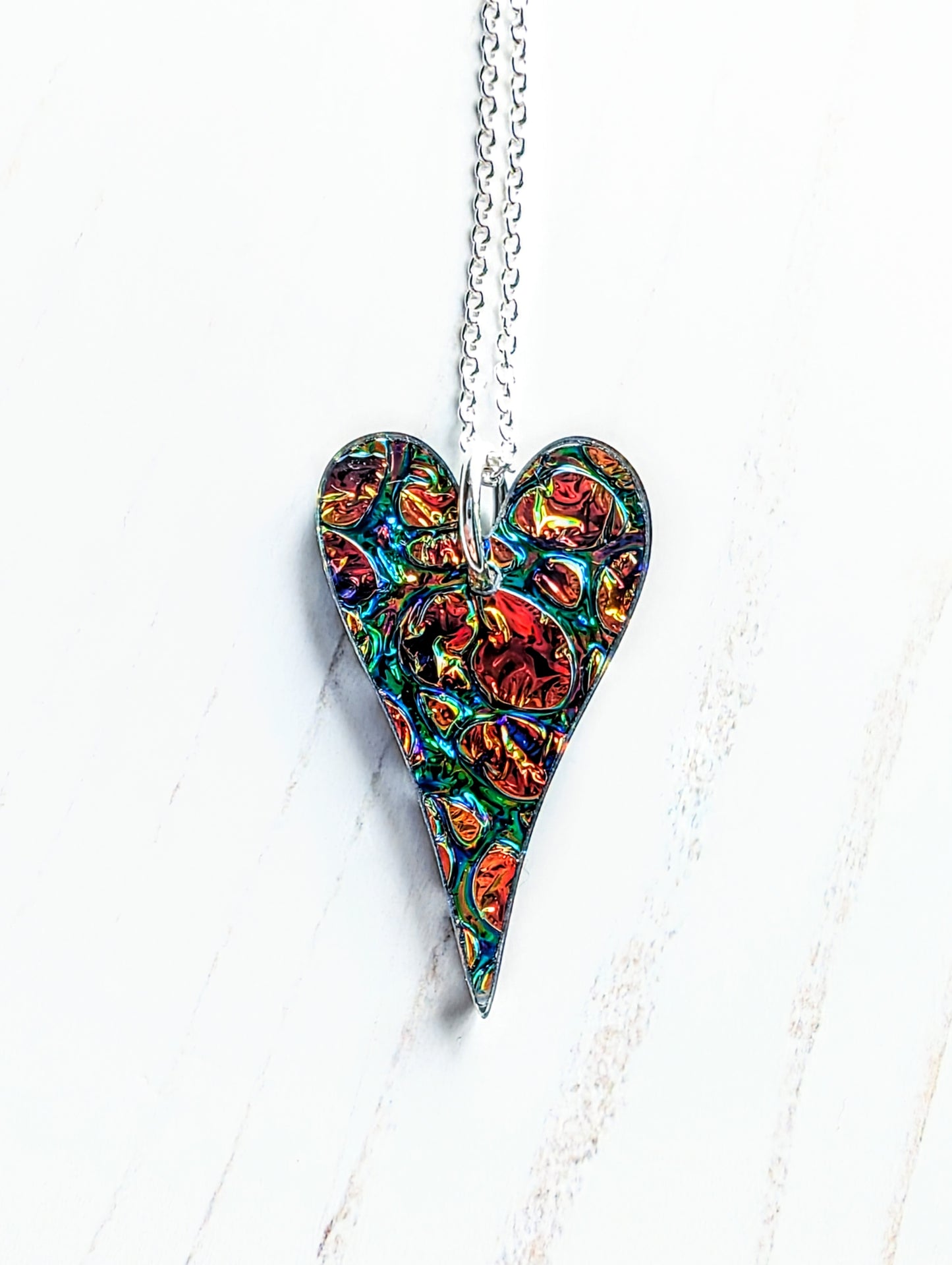 Dichrolam Heart Pendant