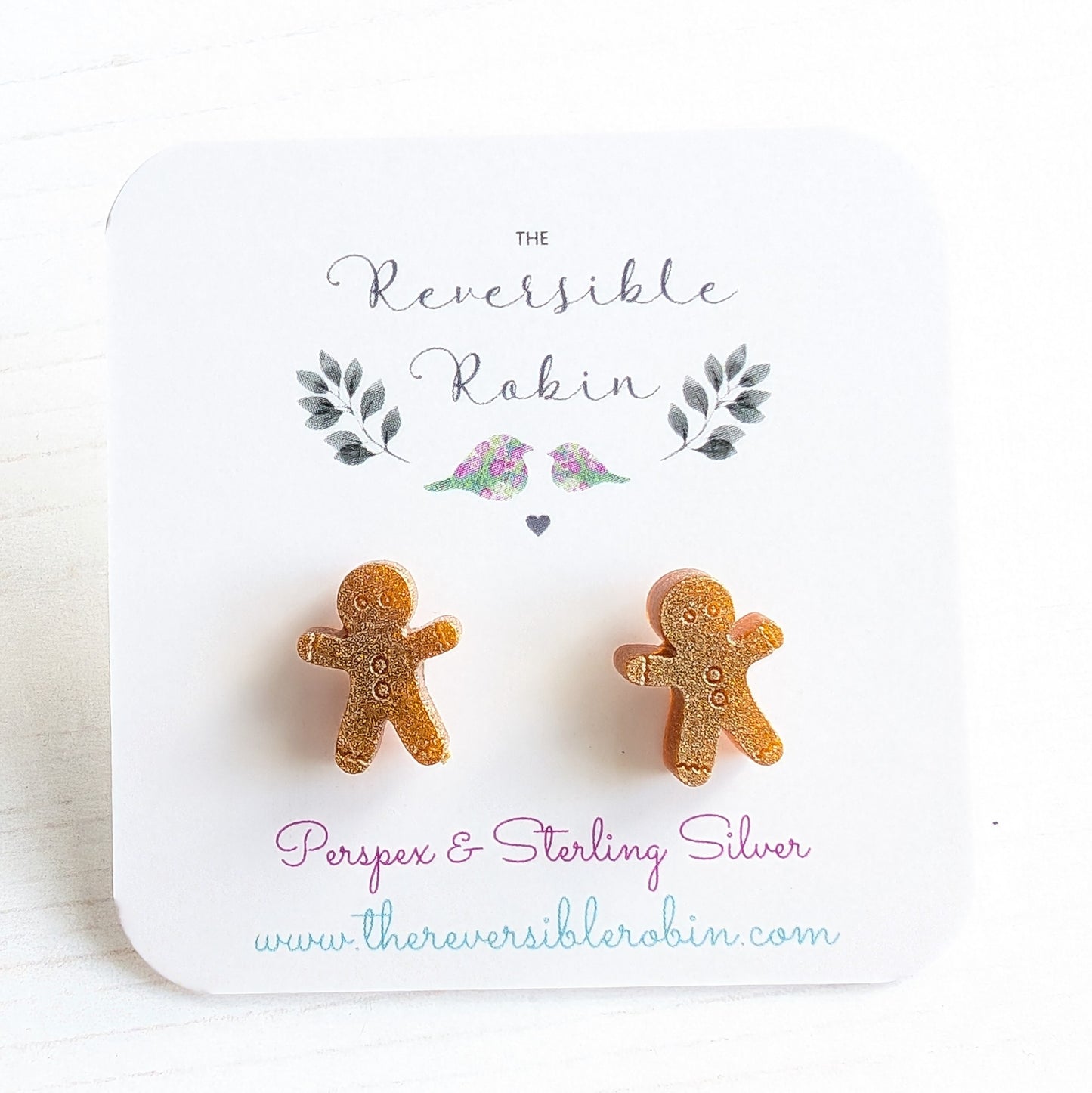 Gingerbread man Studs