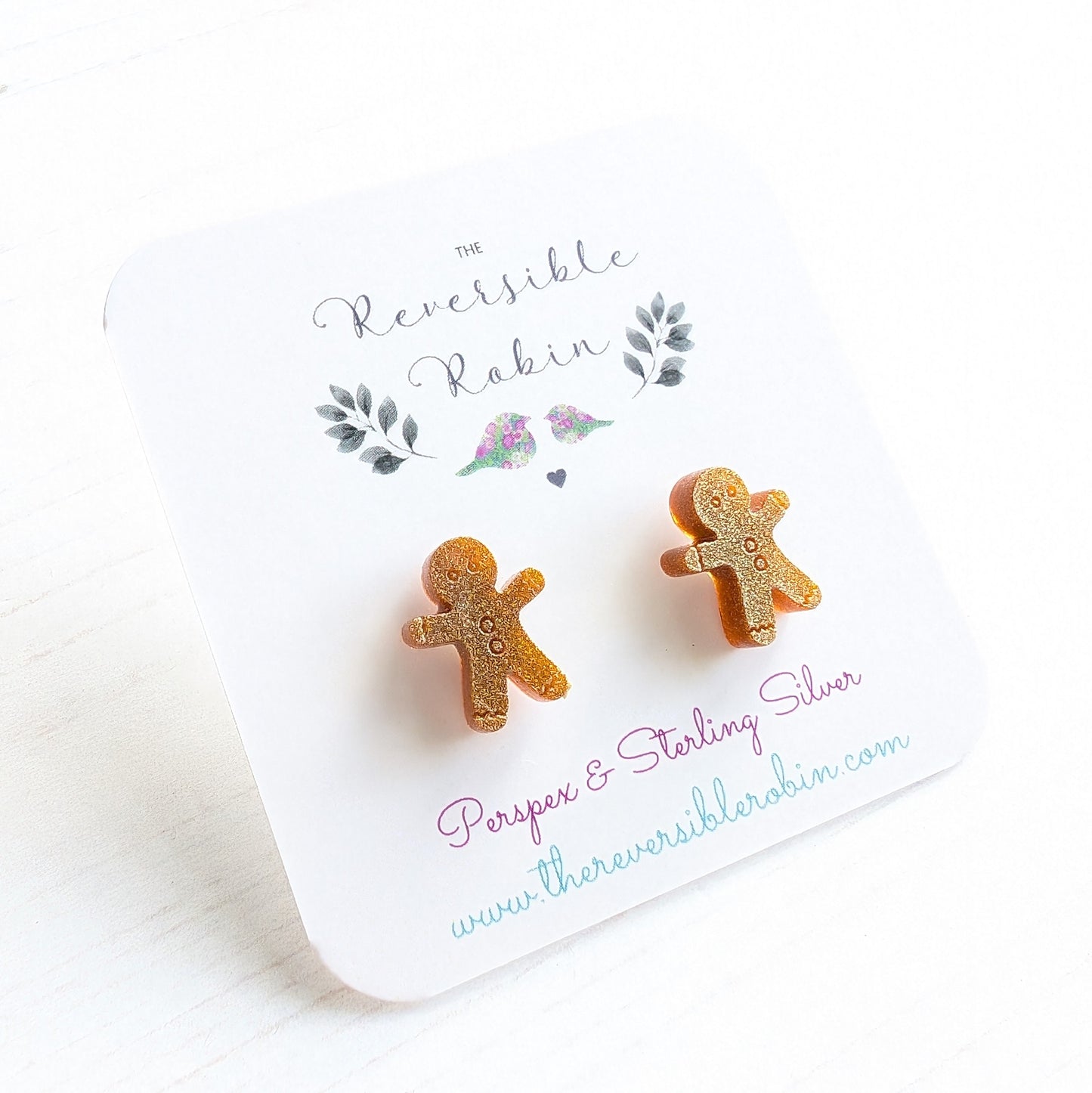 Gingerbread man Studs