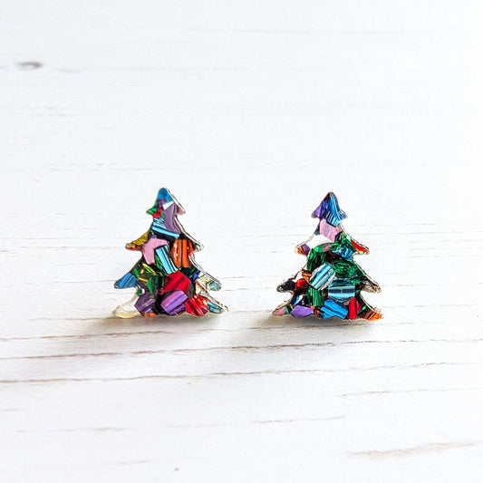 Christmas Tree Studs Christmas Confetti