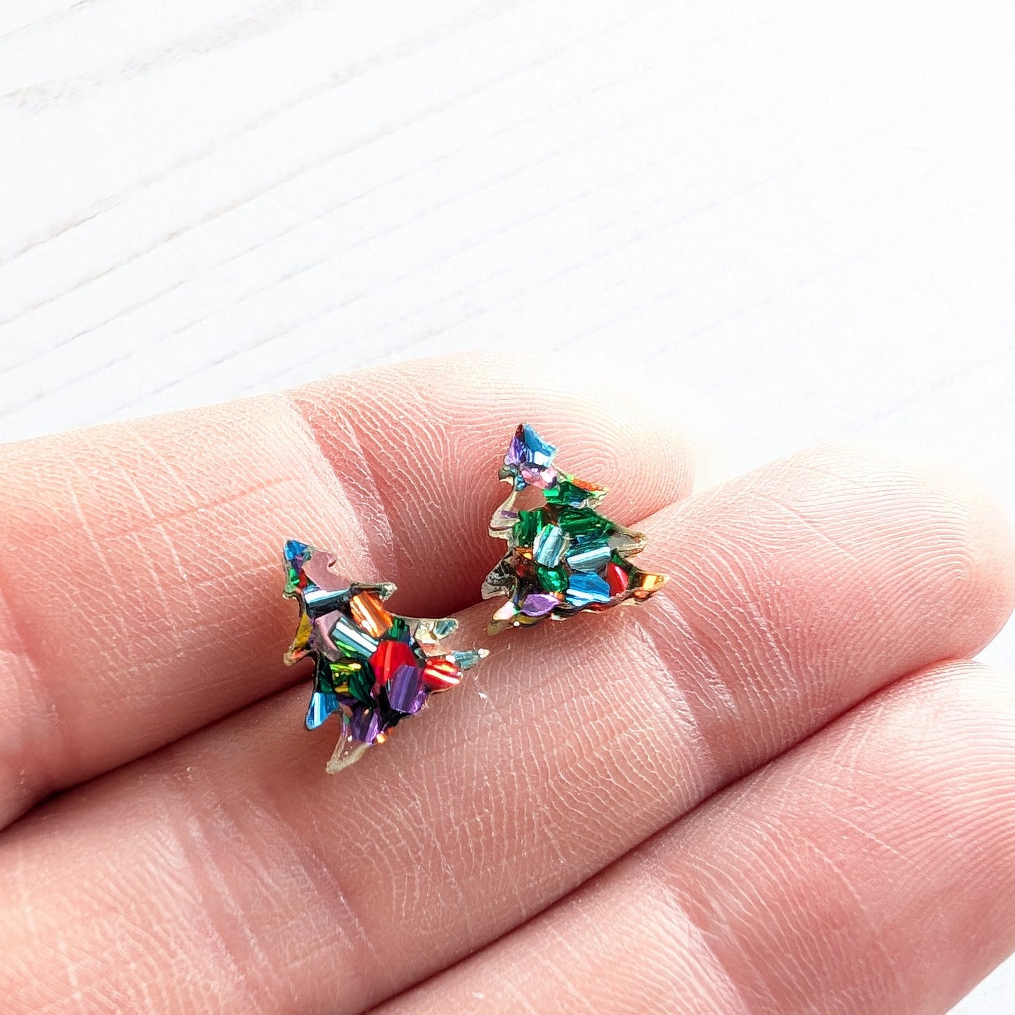 Christmas Tree Studs Christmas Confetti