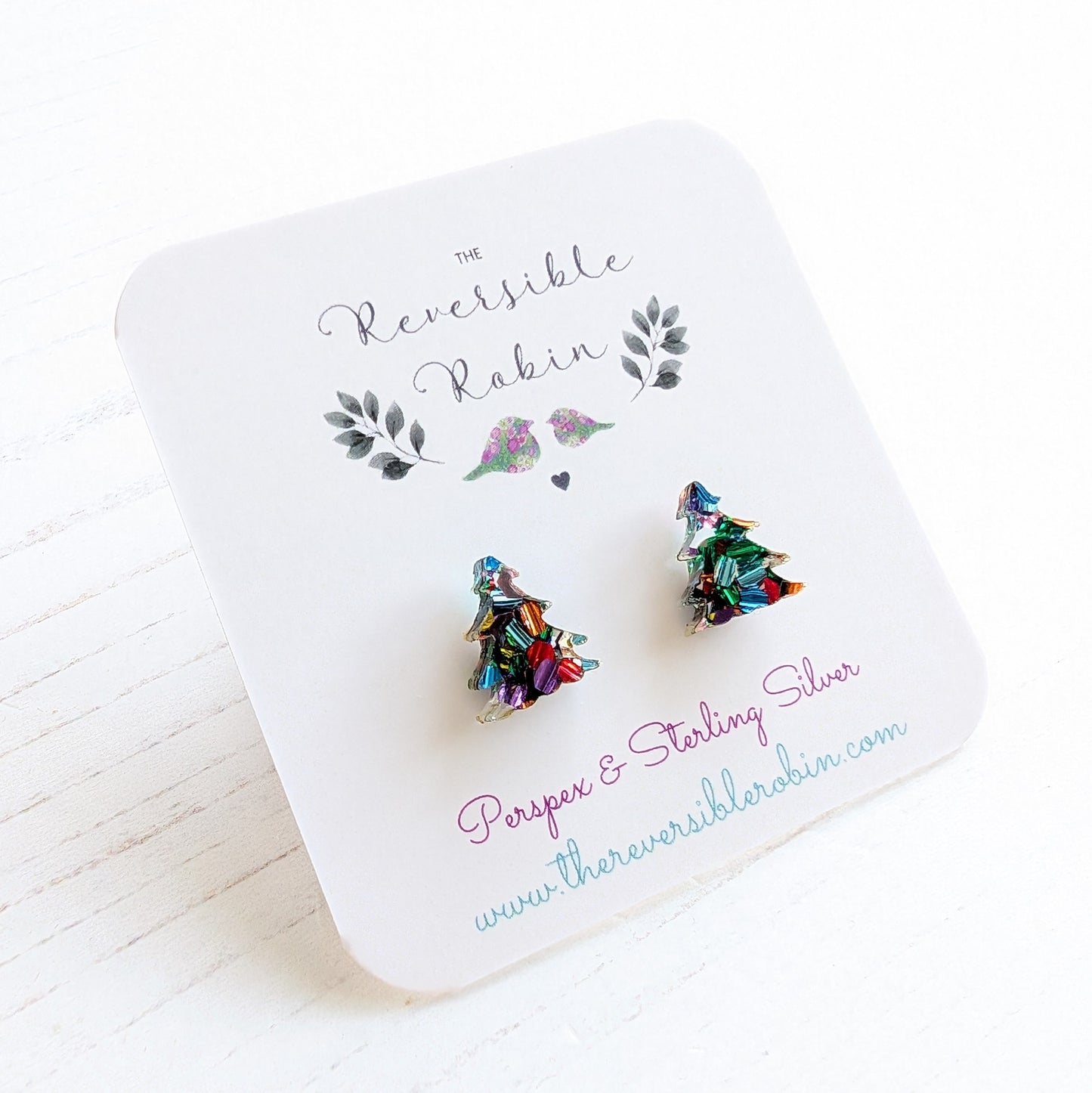 Christmas Tree Studs Christmas Confetti