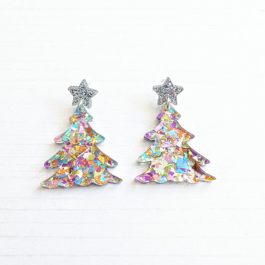 Christmas Tree Statement drop studs