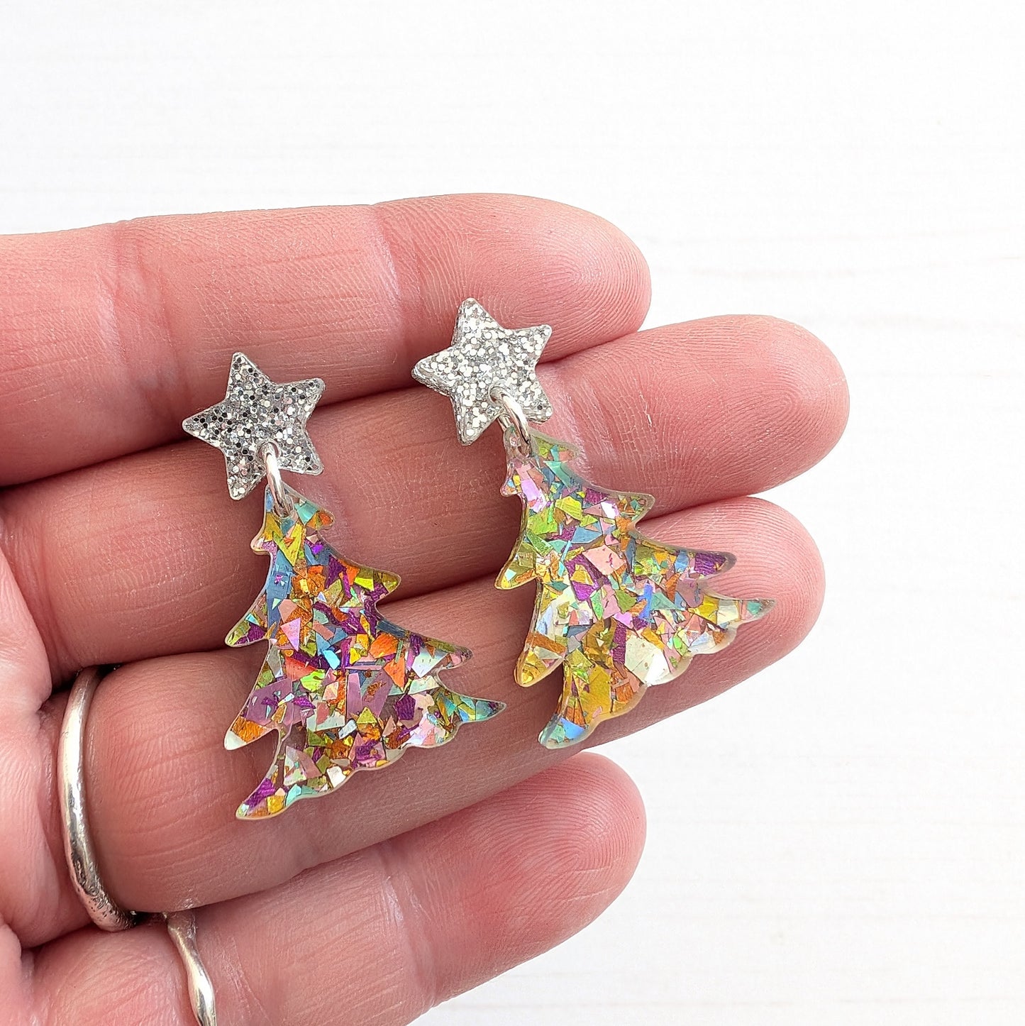 Christmas Tree Drop Studs