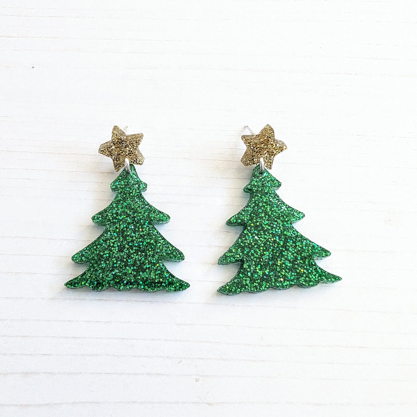 Statement Christmas Tree Earrings